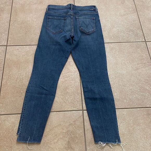 Mother Stunner Zip Ankle Step Fray Walking on Coals Jeans - Picture 4 of 7